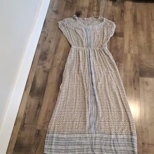 Lucky Brand Multi pattern boho maxi dress